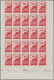 Monaco: 1945, UNISSUED Airmail Issue Without Overprint Complete Set Of Five In IMPERFORATE Blocks Of - Ungebraucht