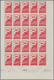 Monaco: 1945, UNISSUED Airmail Issue Without Overprint Complete Set Of Five In IMPERFORATE Blocks Of - Unused Stamps