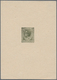 Monaco: 1949, Die Proof (épreuve) Of The 12f Grey, This Highest Face Value Of This Louis II Type Was - Unused Stamps