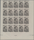 Delcampe - Monaco: 1948/1949, Pictorial Definitives Complete Set Of 13 In IMPERFORATE Blocks Of 20 From Lower M - Ongebruikt