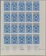 Delcampe - Monaco: 1948/1949, Pictorial Definitives Complete Set Of 13 In IMPERFORATE Blocks Of 20 From Lower M - Nuovi