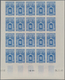 Delcampe - Monaco: 1948/1949, Pictorial Definitives Complete Set Of 13 In IMPERFORATE Blocks Of 20 From Lower M - Unused Stamps