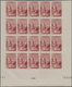 Delcampe - Monaco: 1948/1949, Pictorial Definitives Complete Set Of 13 In IMPERFORATE Blocks Of 20 From Lower M - Unused Stamps