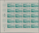 Delcampe - Monaco: 1948/1949, Pictorial Definitives Complete Set Of 13 In IMPERFORATE Blocks Of 20 From Lower M - Ungebraucht