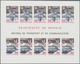 Monaco: 1988, Europa-CEPT ‚Transportation (train TGV And Satellite)‘ IMPERFORATE Miniature Sheet, Mi - Unused Stamps