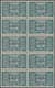 Monaco - Portomarken: 1946/1957, Postage Dues ‚ornaments‘ Complete Set Of 12 In Blocks Of Ten, MNH A - Strafport