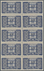 Delcampe - Monaco - Portomarken: 1946/1957, Postage Dues ‚ornaments‘ Complete Set Of 12 In Blocks Of Ten, MNH A - Strafport