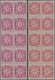 Delcampe - Monaco - Portomarken: 1946/1957, Postage Dues ‚ornaments‘ Complete Set Of 12 In Blocks Of Ten, MNH A - Postage Due