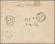 Montenegro: 1898 Printed Envelope Of The "Grand Hotel-Cetigne" Used Registered To Vienna, Franked By - Montenegro