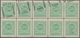 Montenegro - Portomarken: 1905, 50 H Emerald 'constitution', Block Of 10, Upper Row Of 5 Stamps With - Montenegro