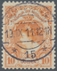 Niederlande: 1905, Queen Wilhelmina 10 Gld. Orange With Clear Violet Full Postmark "ROTTERDAM 15 19. - Covers & Documents
