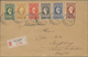 Niederlande: 1913, 100th Anniversary, 2½c.-20c., Attractive Franking On Registered Cover From "ROTTE - Brieven En Documenten