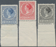 Niederlande: 1926 - 1927, Postage Stamps: Queen Wilhelmina, Complete Lower Margin Set, Also Margins - Covers & Documents