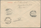 Niederlande: 1929, 35 C Brown-olive Roller Stamp Perforation B Additional Franking On 7 1/2 C Orange - Briefe U. Dokumente