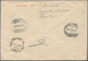 Niederlande: 1929, 35 C Brown-olive Roller Stamp Perforation B Additional Franking On 7 1/2 C Orange - Covers & Documents