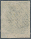 Norwegen: 1855 4s. Blue Showing Variety "DOUBLE FOOT", Used And Cancelled By Circle Of 11 Bars, Comp - Sonstige & Ohne Zuordnung