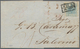 Österreich: 1850 (10 Sept.), Teilfrankierter Faltbrief Mit 9 Kr. Hellblau Von Wien Nach Messina, Siz - Gebruikt