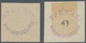 Österreich: 1851, Zwei Zeitungsstempemarken Als SPERATI-Fälschungen, Ohne Gummi, Signiert - Gebraucht