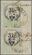 Österreich - Stempelmarken: 1854, 2 X 3 Kreuzer C.M. Grün/schwarz Stempelmarke, Je Postalisch Entwer - Fiscale Zegels