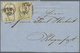 Österreich - Stempelmarken: 1856, 3 Und 6 Kreuzer C.M. Grün/schwarz Stempelmarken, Als Freimarken Ve - Fiscale Zegels