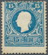 Österreich - Lombardei Und Venetien: 1859, 15 So. Blau, Type II, Farbfrisches Exemplar In Guter Zähn - Lombardije-Venetië