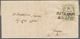 Österreich - Lombardei Und Venetien - Stempelmarken: 1856, 15 Cmi Grün/schwarz, Einzelfrankatur Auf - Lombardy-Venetia