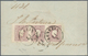 Österreich - Lombardei Und Venetien - Zeitungsmarken: 1858, Zeitungsmarke 1,05 Kr. Im Waagrechter Dr - Lombardije-Venetië