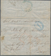 Österreichische Post In Der Levante: 1855/1856, Two Lettersheets From Ancona To Githion Via Patras ( - Levante-Marken