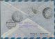 Österreich - Flugpost: 1949 (6.1.), Eingeschriebener Luftpost-Umschlag 1 S. Flugzeug Mit Rotem Zudru - Andere & Zonder Classificatie