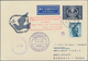 Österreich - Flugpost: 1950 (16.6.), UPU Privatpostkarte 1 S. Mit Zudruck 'Mit Flugpost / 1. Oesterr - Other & Unclassified