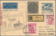 Österreich - Flugpost: 1950 (28.9.), Eingeschriebene Privat-Luftpostkarte 1 S. Flugzeug Mit Zudruck - Other & Unclassified