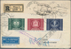 Österreich - Flugpost: 1953 (3.2.), UPU-Adresszettel (Type Y) Als Einschreiben Und Flugpost Von Wien - Sonstige & Ohne Zuordnung