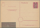 Österreich - Ganzsachen: 1945, Drei Postkarten Dt. Reich Hitler 6 Pf. Mit Unterschiedl. Aufdrucken D - Sonstige & Ohne Zuordnung