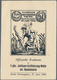 Österreich - Privatganzsachen: 1936, Offizielle Festkarte Mit Zwei Wertstempeln 10 Gr. Pilotenkopf + - Other & Unclassified