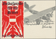 Österreich - Privatganzsachen: 1937, Fliegerspendenkarte Mit Zwei Wertstempeln 15 Gr. Pilotenkopf + - Sonstige & Ohne Zuordnung
