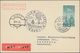 Österreich - Besonderheiten: 1950, BALLONPOST - Zuleitung DÄNEMARK: Postkarte Als Zuleitung Aus Aalb - Other & Unclassified