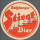 Österreich - Besonderheiten: 1950, 1,45 S Auf "BIERDECKEL"-Karte "Salzburger Stiegl-Bier" Von Wien N - Andere & Zonder Classificatie