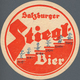 Österreich - Besonderheiten: 1950, 1,45 S Auf "BIERDECKEL"-Karte "Salzburger Stiegl-Bier" Von Wien N - Other & Unclassified