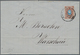 Polen - Russische Periode: 1871/74 Five Letters All With Single Franking 10 Kop. Brown Coat Of Arms - Andere & Zonder Classificatie