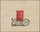 Polen - Lagerpost: Woldenberg: 1944, 10 H. Red With Olympic Runner On Embossed Sheet With Olympic An - Andere & Zonder Classificatie