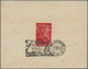 Polen - Lagerpost: Woldenberg: 1944, 10 H. Red With Olympic Runner On Embossed Sheet With Olympic An - Other & Unclassified