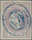 Rumänien: 1868, Carol 3 Bani Violet With Central Oval Blue Cancellation, Large Margins All Around. S - Used Stamps