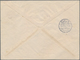 Rumänien: 1903 'New Post Office Bucarest' 5l. Lilac, Four Singles Used On Registered Cover From Buca - Used Stamps