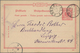 Rumänien - Besonderheiten: 1899, 10 Pf German Postal Stationery Card Cancelled With Double Circle "B - Sonstige & Ohne Zuordnung