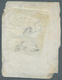 Russland: 1866, 1k. IMPERFORATED On Horiz. Laid Paper, Used On Piece With Moscow 9. May 1869 C.d.s., - Used Stamps