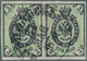 Russland: 1866, The Fantastic And UNIQUE 3 K. IMPERFORATED PAIR, On Horiz. Laid Paper, Used In Wlocl - Gebraucht
