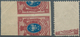 Russland: 1909, 15 K Brown Lilac/blue, One Item With Print On The Rubber Side And The Other With Alm - Gebraucht