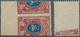 Russland: 1909, 15 K Brown Lilac/blue, One Item With Print On The Rubber Side And The Other With Alm - Used Stamps