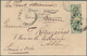 Russische Post In China: 1898/1910, 2 K. Pair Canc.large Type "INKOU 14 VI 1903" To Ppc (Chefoo. Hos - China