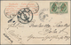 Russische Post In China: 1904, 2 K. Pair Tied "(XAN)HAI 27 VIII (0)4" To Ppc (bridge In Old Shanghai - China